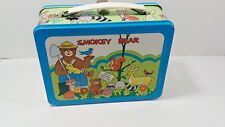 Vintage Smokey Bear Lunchbox No Thermos 1970’s Metal Lunch Box picture