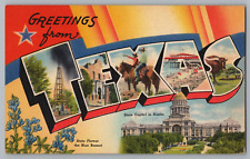 Postcard Greetings From Texas, Large Letter picture