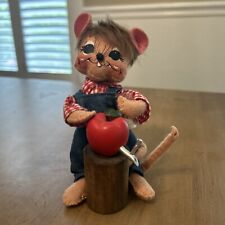 Annalee Apple Cider Mouse, 75th anniversary Limited Edition Fall 2010/wood/cup picture