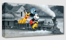 Disney Fine Art Treasures On Canvas Collection Mickey's Train- Tim Rogerson picture
