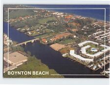 Postcard Aerial panorama of scenic Boynton Beach Florida USA picture