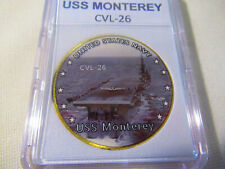 US NAVY - USS MONTEREY - CVL-26 Challenge Coin  picture