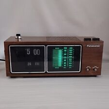 Panasonic Flip Clock AM-FM Radio Alarm RC-6485 Vintage TESTED picture