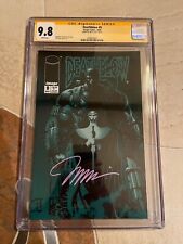 Deathblow #9 CGC 9.8 NM/MT, SS signed by Jim Lee, Image, single highest graded picture