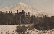 Beautiful Hand Tinted Photo of Mt Rainier, Washington. C 1910's-20's  picture