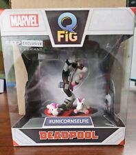 Marvel 3.5 Inch Q-Fig Mini Figure | X-Force Deadpool Unicorn Selfie picture