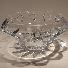 Stunning RARE Mikasa Platinum Crystal Glass Art Deco Style Fruit Bowl Minty picture