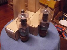 2-VINTAGE 1956 RCA USA 807 UNIV. BEAM POWER OUTPUT VACUUM TUBES, Hickok Tested picture