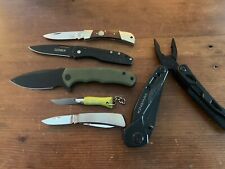 Lot of 6 TSA Pocket Knives - Civivi Kershaw Gerber Opinel Coast Kingmax (tool) picture