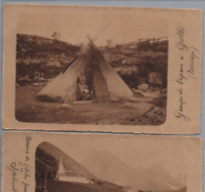 Unique Collection of 17 Hand-Signed Original Photographic Postcards Norway Tipi picture