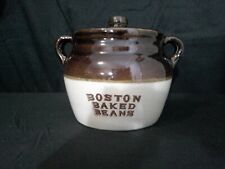 Vintage Boston Baked Beans Crock with Lid & Handle picture