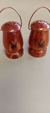 Vintage Americana Wooden Salt and Pepper picture