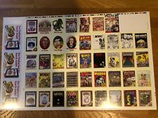 R. CRUMB S. CLAY WILSON - WEIRDO MAGAZINE TRADING CARDS UNCUT SHEET 2019 - NEW picture