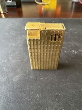 Vintage Zaima Art Deco Gold Tone Crafton Electronic Lighter Made In Japan. RARE picture