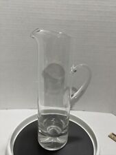 VINTAGE TALL SLENDER MARTINI PITCHER  Weighted Bottom - NICE  picture