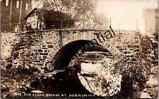 Real Photo The Old Stone Bridge At Hermon New York NY RP RPPC K375 picture