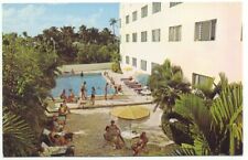 Miami Beach FL Prince Michael Hotel Pool Vintage Postcard Florida picture