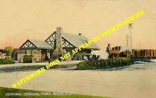 Central Railroad of New Jersey Toms River NJ depot #1 REPRODUCTION from postcard picture