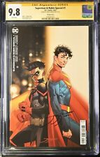Superman and Robin Special #1 Variant Cover Signed by Jorge Jimenez GCG 9.8 picture