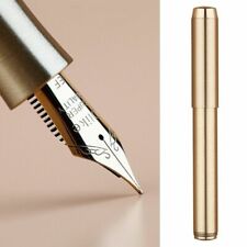 Latest Mojiang Brass Fountain Pen Iridium F/EF Nib Office Writting Gift ink Pen picture