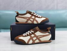 Brown Onitsuka Tiger Mexico 66 Classic Retro Casual Unisex Sneakers picture