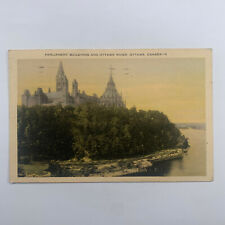 Postcard Canada Ottawa Ontario Parliament Building 1932 Posted picture