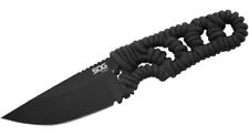 SOG FX32K-CP Tangle Fixed Knife Black Blade Paracord wrapped handle W/ Sheath picture