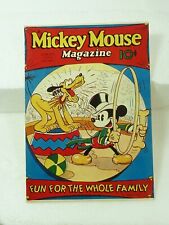Postcard Mickey Mouse Magazine August 1936 Unused Unposted picture