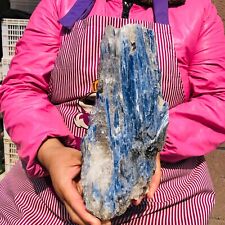 7.56LB Rare Natural Beautiful Blue Kyanite With Quartz Crystal Specim picture