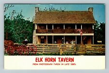 Garfield AR-Arkansas, Pea Ridge Natl Military Park, Tavern, Vintage Postcard picture