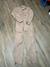 USAF US Military CWU-27/P Flyers Coveralls Flight Suit Desert Tan 36ml NWT picture