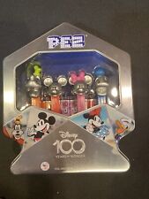 PEZ Disney Platinum Gift Tin Mickey & Friends 100 Years of Wonder SEALED picture