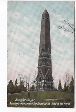 1909 Saratoga Monument Schuylerville New York Error Postmark Antique Postcard picture