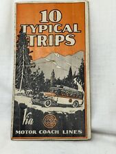 Vintage c1920s Travel Brochure KY, TN, Ohio, Indiana, Motor Coach Tours booklet picture