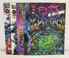 PITT CREW #1 2 3 4 5 Complete Set Comic Lot Run Full Bleed Dale Keown 1998 picture