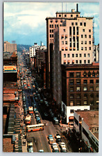 c1960s Street Scene Duluth Minnesota View Vintage Postcard picture