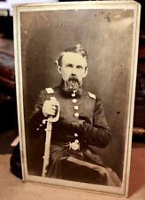 RARE One Of A Kind 1860s CDV Photo Georgia Civil War Confederate GENERAL DOLES picture