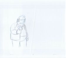 Simpsons Fat Tony Original Art Animation Production Pencils Rough Comp picture