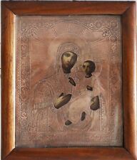 Antiques, Orthodox, Russian icon: Tikhvinskaya Mother of God picture