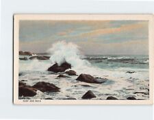 Postcard Surf and Rock Ocean Scene picture