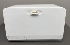 VTG Metal White Bread Box or Storage Box, Removable Shelf 16x10.5x10.25” picture