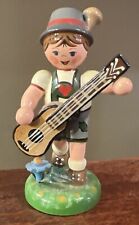 Hubrig Miniature Boy with Guitar Figurine Erzgebirge Germany picture