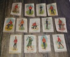 1914 Tobacco Silk Cards Regimental Uniforms of Canada - Lot of 14 picture