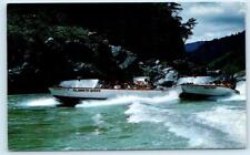 REQUA, California CA~ Klamath River KLAMATH QUEEN & MISS VICKI Jet Boat Postcard picture
