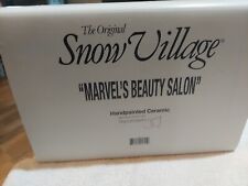 Dept 56 Marvel’s Beauty Salon Original Snow Village 1994 Retired picture