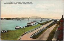 1910s CLINTON, Iowa Postcard 