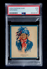 1933 GERONIMO V254 PAPOOSE GUM CARD #26 PSA 3 VERY GOOD GRADED RARE ISSUE APACHE picture