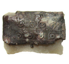 LATE ROMAN-BYZANTINE  FLINT AND LEAD FIRE STRIKER. CIRCA 300-600 AD. picture