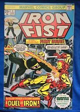 Iron Fist #1 1st Steel Serpent 1st Solo Series 1975 And #13 1st Sabertooth Cameo picture