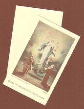Friar Monk Holy Card 1932 Card Blessed Virgin Friars Angels Great Condition picture